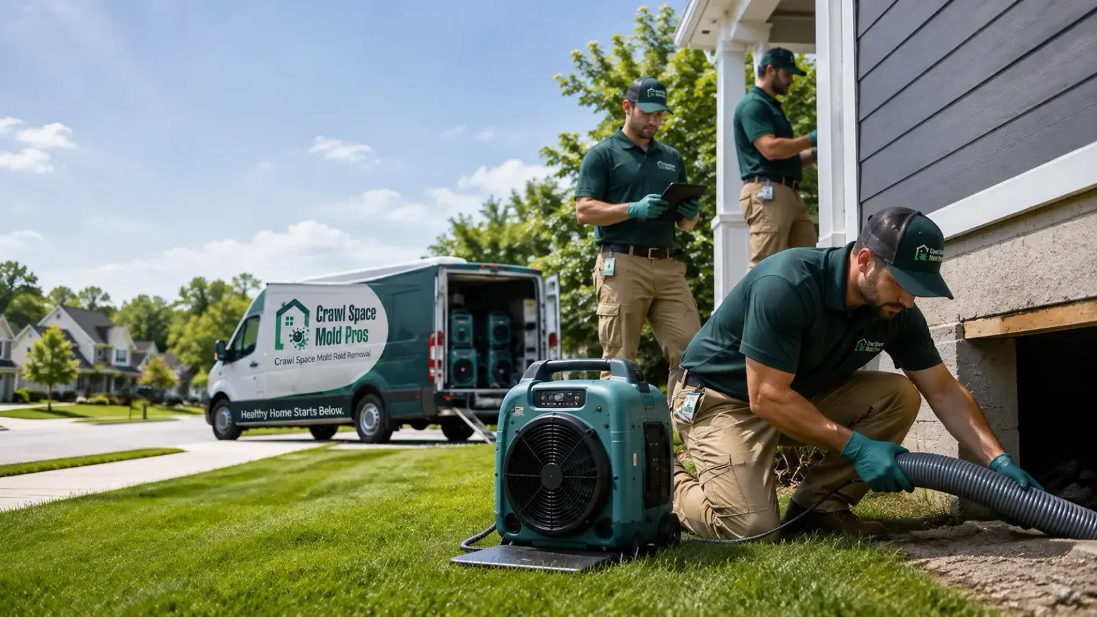 Crawl Space Mold Removal in Raynham, MA